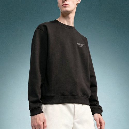 Custom Loose Boxy Fit Streetwear Hoodie | Heavyweight Drop Shoulder Fleece Pullover | Men's Classic Crewneck Sweatshirt
