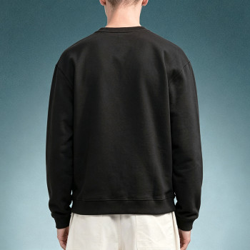 Custom Loose Boxy Fit Streetwear Hoodie | Heavyweight Drop Shoulder Fleece Pullover | Men's Classic Crewneck Sweatshirt