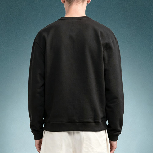 Custom Loose Boxy Fit Streetwear Hoodie | Heavyweight Drop Shoulder Fleece Pullover | Men's Classic Crewneck Sweatshirt