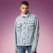 Custom Oversized Jean Jacket | Men's Distressed Denim Jacket | Vintage Acid Wash Trucker Jacket
