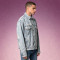 Custom Oversized Jean Jacket | Men's Distressed Denim Jacket | Vintage Acid Wash Trucker Jacket