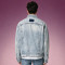 Custom Oversized Jean Jacket | Men's Distressed Denim Jacket | Vintage Acid Wash Trucker Jacket