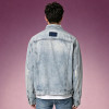 Custom Oversized Jean Jacket | Men's Distressed Denim Jacket | Vintage Acid Wash Trucker Jacket