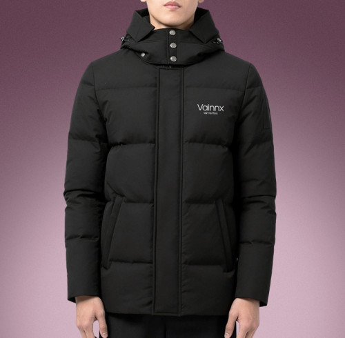 OEM Custom 100% Organic Cotton Down Jacket | Casual Puffer Jacket | Heavyweight Winter Coat