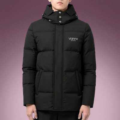 OEM Custom 100% Organic Cotton Down Jacket | Casual Puffer Jacket | Heavyweight Winter Coat