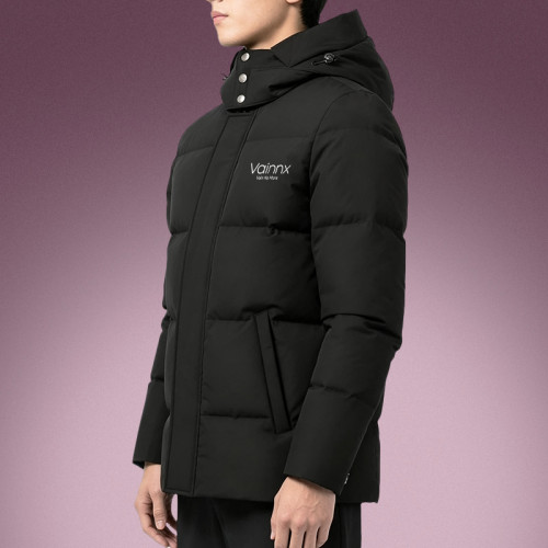 OEM Custom 100% Organic Cotton Down Jacket | Casual Puffer Jacket | Heavyweight Winter Coat