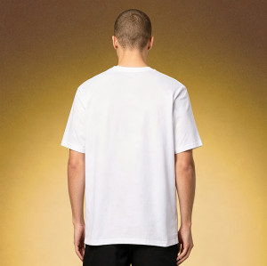 Custom DTG Printed Boxy Fit T-Shirt | Premium Vintage Short Sleeve Tee | Men's Heavy Cotton White T-Shirt