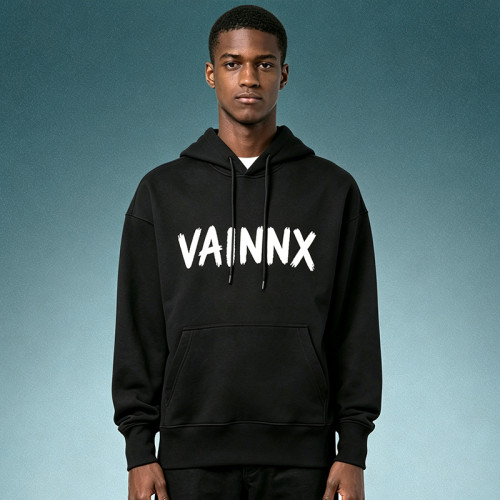 OEM ODM Custom Screen Print Hoodie | Essential Fleece Pullover Hoodie | Boxy Fit Streetwear Sweatshirt