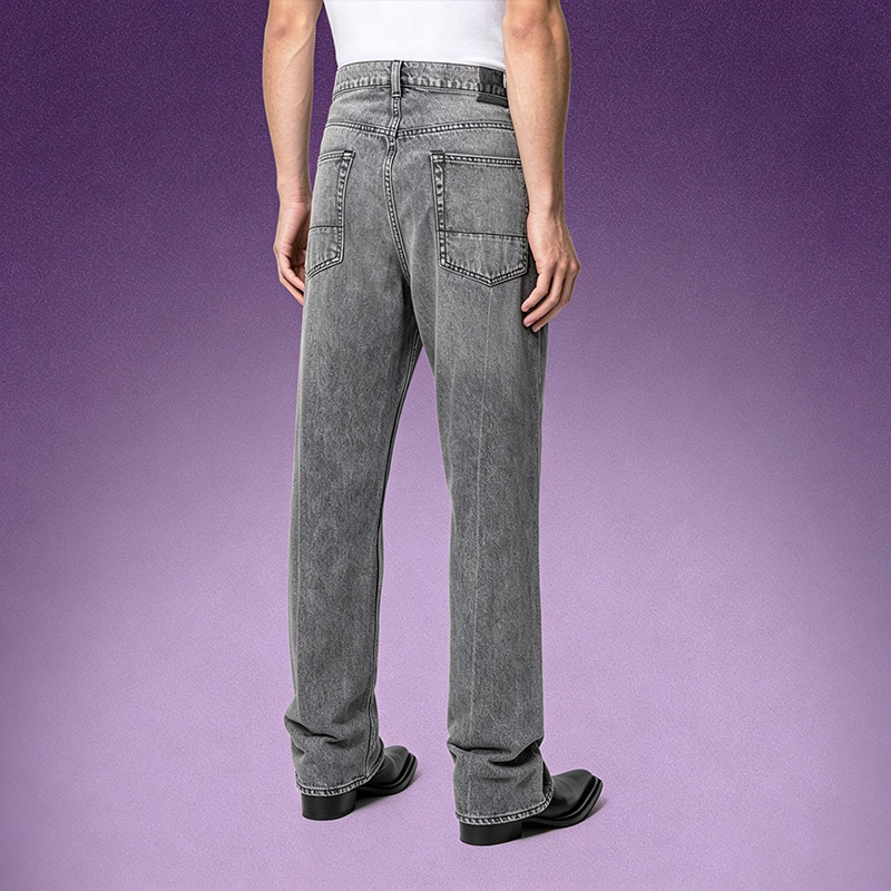 Patchwork Denim Trousers