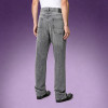 Custom Patchwork Denim Trousers | Vintage Washed Workwear Pants | Baggy Streetwear Straight Jeans