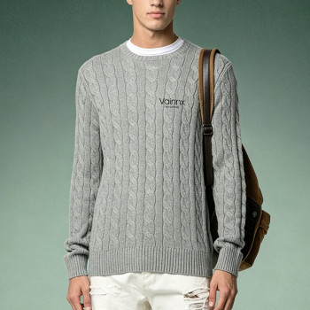 Custom Sweater Bulk Wholesale | Wool Knitted Sweater |Thick Pullover Vintage Casual Knitwear
