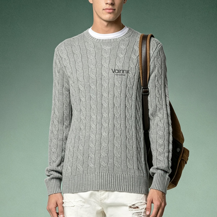 Custom Sweater Bulk Wholesale | Wool Knitted Sweater |Thick Pullover Vintage Casual Knitwear
