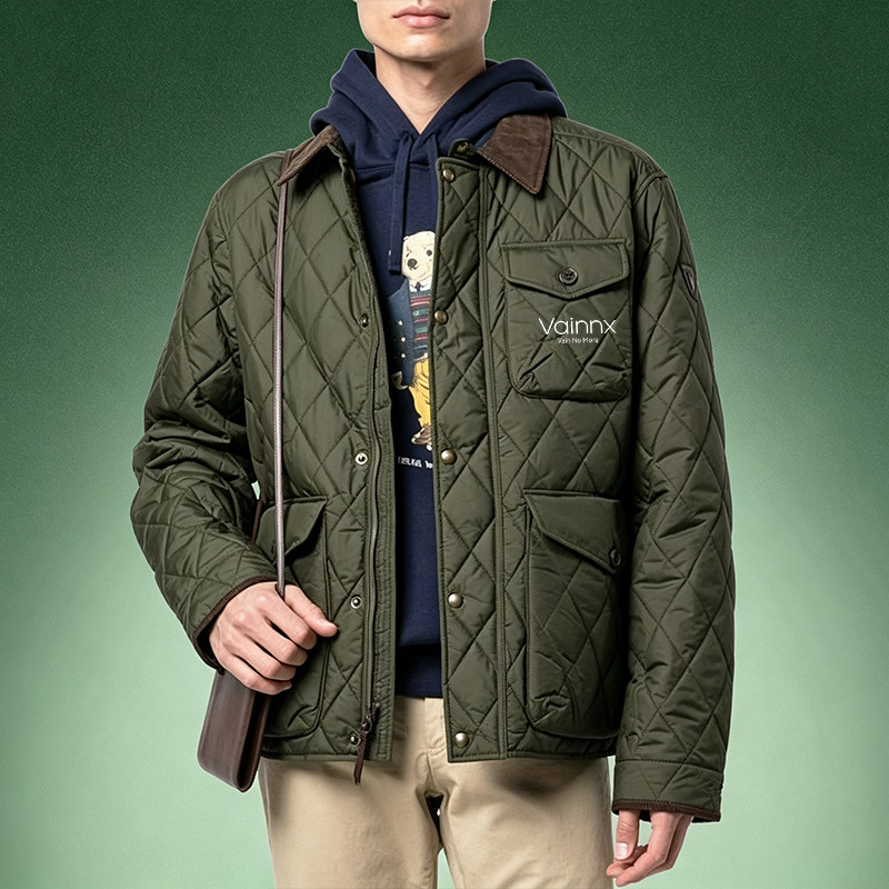 Padded Windproof Vintage Jacket