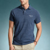 Custom Golf Resort Wear Shirt | Breathable Slub Cotton Short Sleeve Top | Men's Casual Polo Shirt