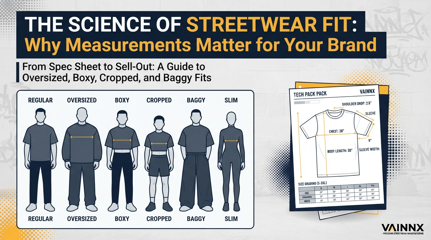Streetwear Fit Guide: Oversized, Boxy, Cropped, Baggy — Sizing Explained