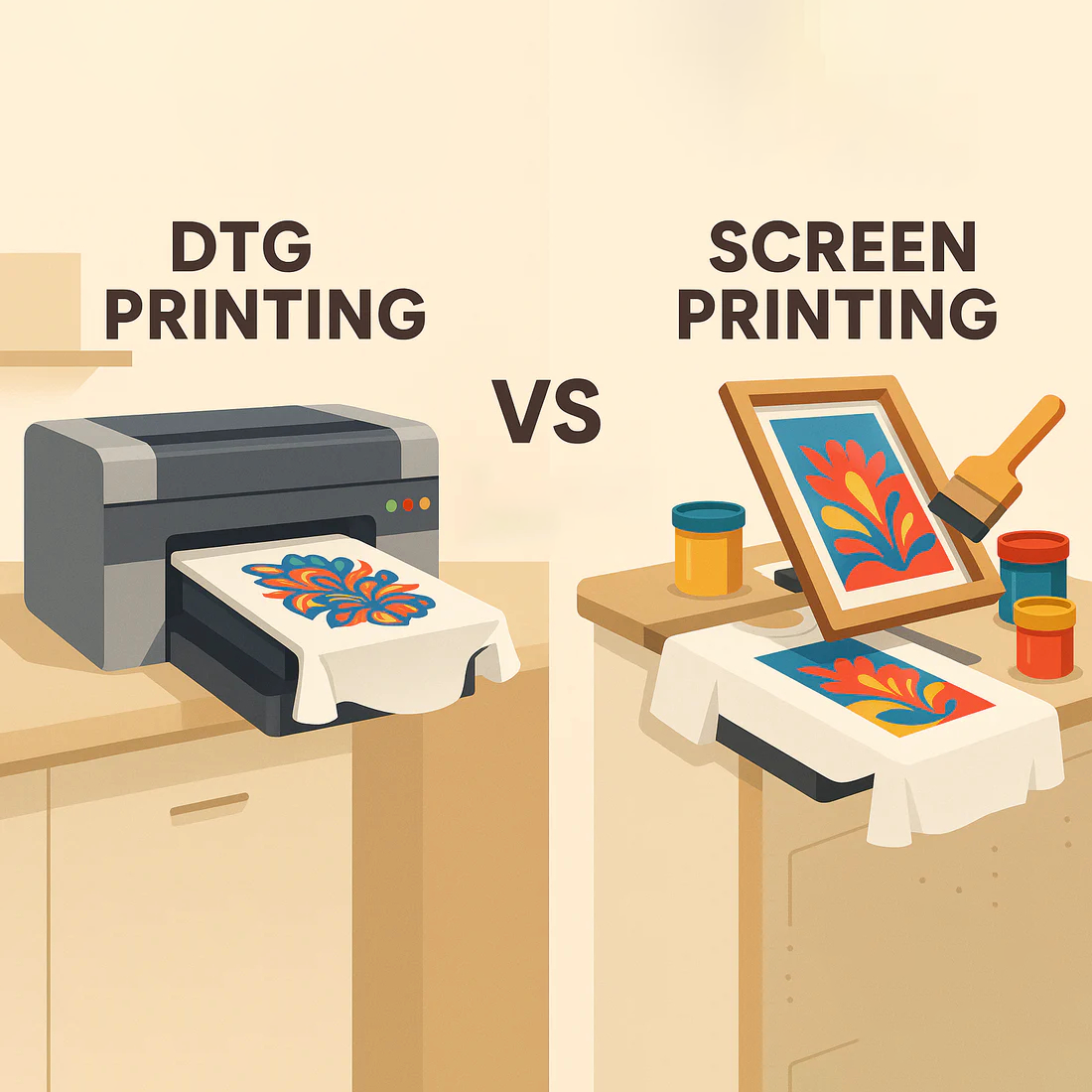Digital vs. Screen Printing: Which is Right for Your Collection?