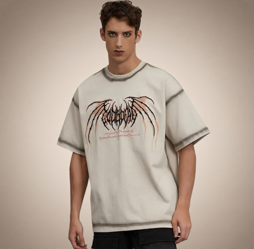 Custom Logo Manufacturer T-shirt | Cotton Vintage Streetwear Tshirt | Digital Print Tshirt