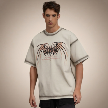 Custom Logo Manufacturer T-shirt | Cotton Vintage Streetwear Tshirt | Digital Print Tshirt