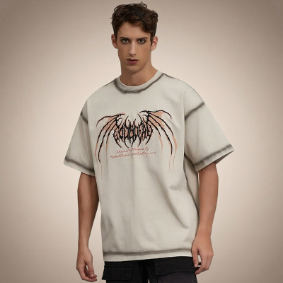 Custom Logo Manufacturer T-shirt | Cotton Vintage Streetwear Tshirt | Digital Print Tshirt