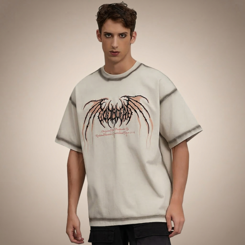 Custom Logo Manufacturer T-shirt | Cotton Vintage Streetwear Tshirt | Digital Print Tshirt