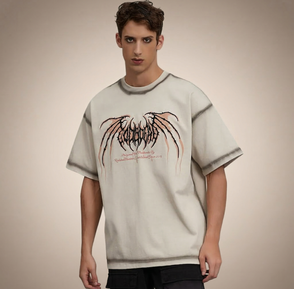 Custom Logo Manufacturer T-shirt | Cotton Vintage Streetwear Tshirt | Digital Print Tshirt