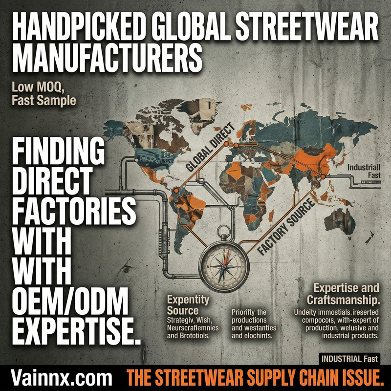 Handpicked Global Streetwear Manufacturers: Finding Direct Factories with OEM/ODM Expertise