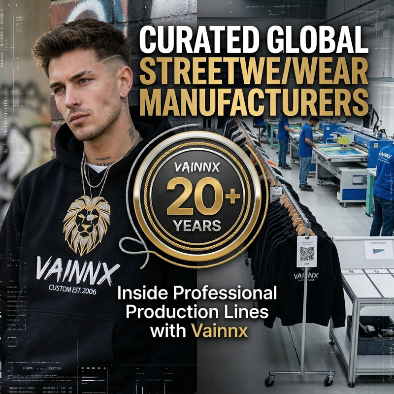 Curated Global Streetwear Manufacturers: Inside Professional Production Lines with 20+ Years of Experience