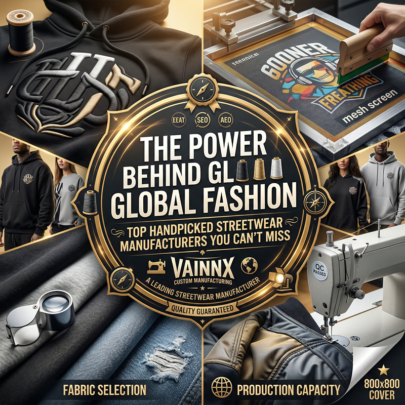 The Power Behind Global Fashion Brands: Top Handpicked Streetwear Manufacturers You Can't Miss