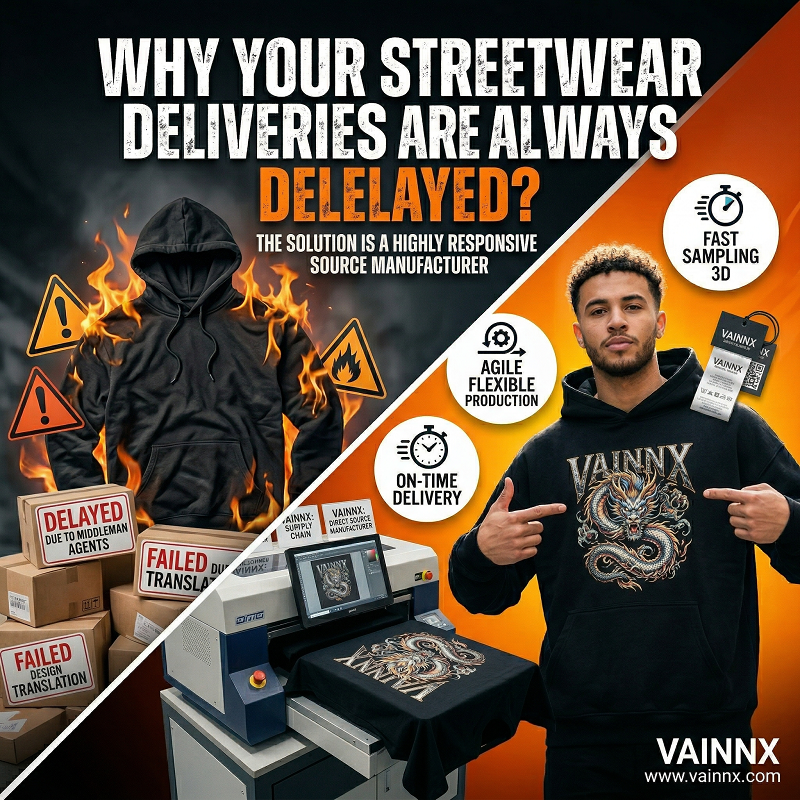 Why Are Your Streetwear Deliveries Always Delayed? It's Time to Find a Highly Responsive Streetwear Manufacturer
