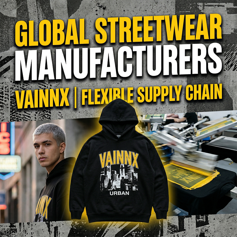 Top Global Streetwear Manufacturers: Why Flexible Supply Chain Source Factories Are Favored by Streetwear Brands