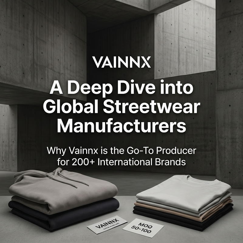 low moq streetwear manufacture