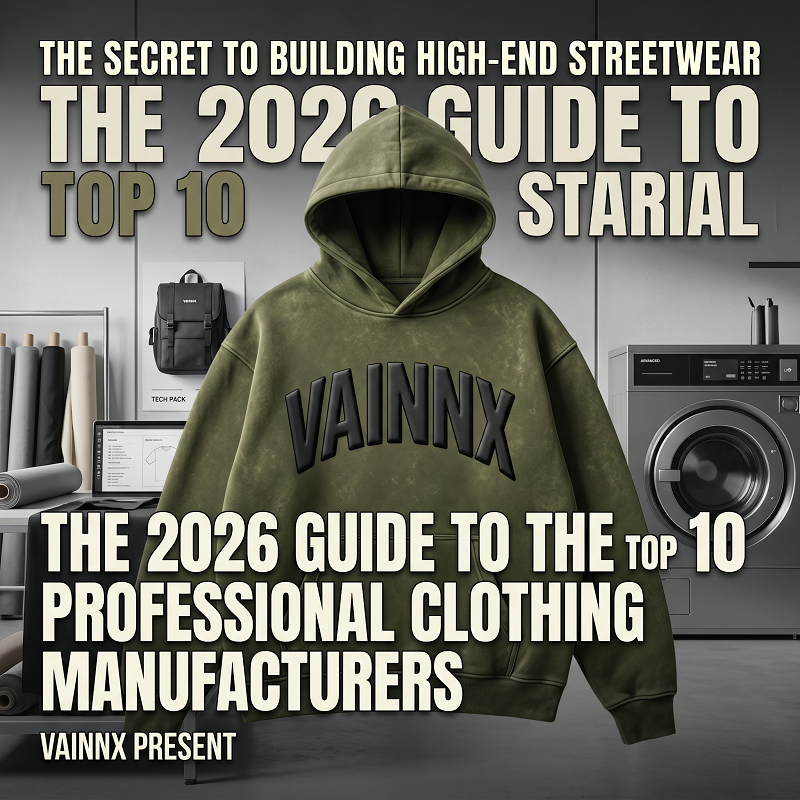 The Secret to Building High-End Streetwear: The 2026 Guide to the Top 10 Professional Clothing Manufacturers