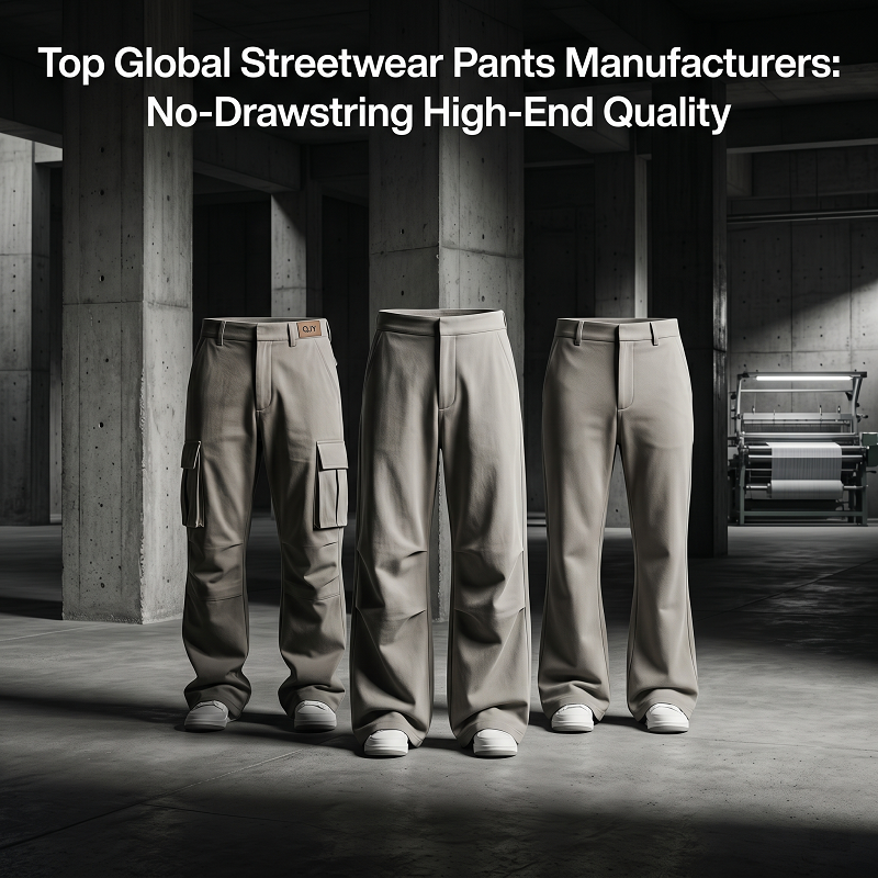 Top Global Streetwear Pants Manufacturers: For High-End Quality, Why Must Premium Lines Stick to a No-Drawstring Waistline? (In-Depth Analysis)