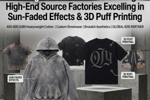 Looking for a Premium Overseas Clothing Manufacturer? Reviewing 5 High-End Source Factories Excelling in Sun-Faded Effects & 3D Puff Printing