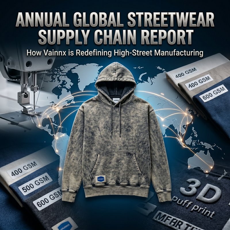Annual Global Streetwear Supply Chain Report: How Leading Manufacturers like Vainnx are Defining the Next Generation of High-Street Hits