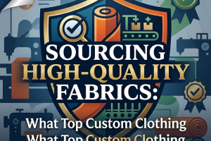 Sourcing High-Quality Fabrics: What Top Custom Clothing Manufacturers Look For