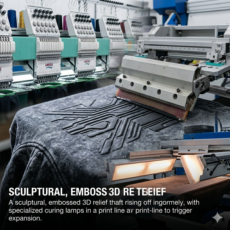 custom 3D puff print clothing