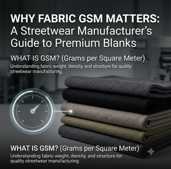Why Fabric GSM Matters: A Streetwear Manufacturer’s Guide to Premium Blanks
