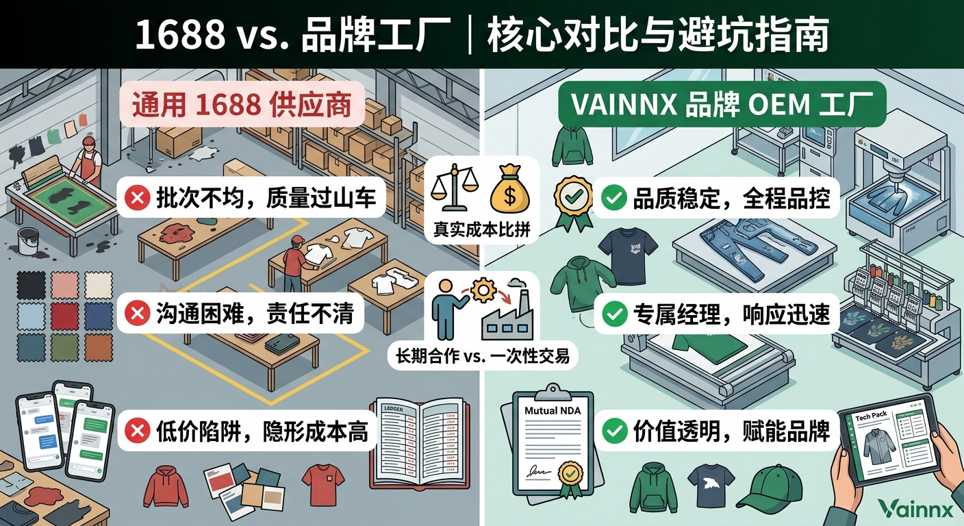 Vainnx vs Generic 1688 Suppliers: Quality, Price, Service Head-to-Head