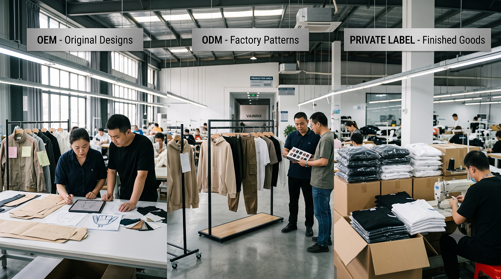 OEM vs ODM vs Private Label Explained: Complete Manufacturing Guide