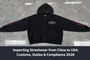 Importing Streetwear from China to USA: Customs, Duties & Compliance 2026