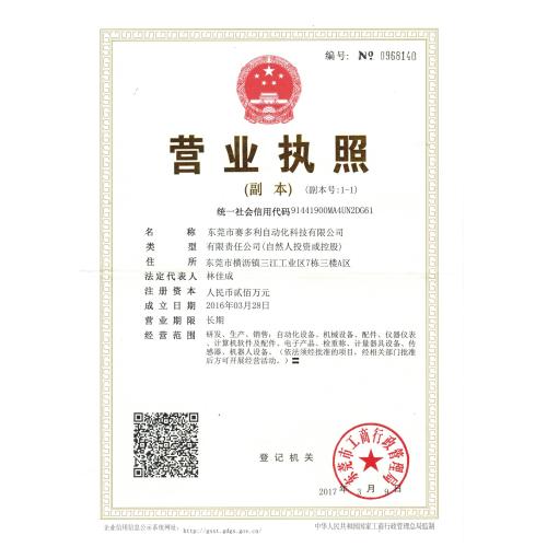 Business license