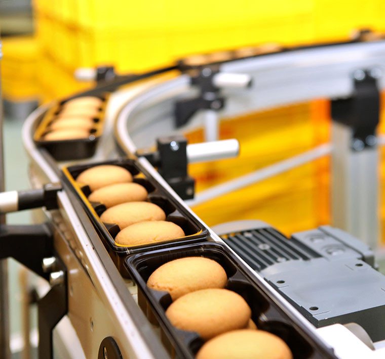 Metal detector for bakery production line