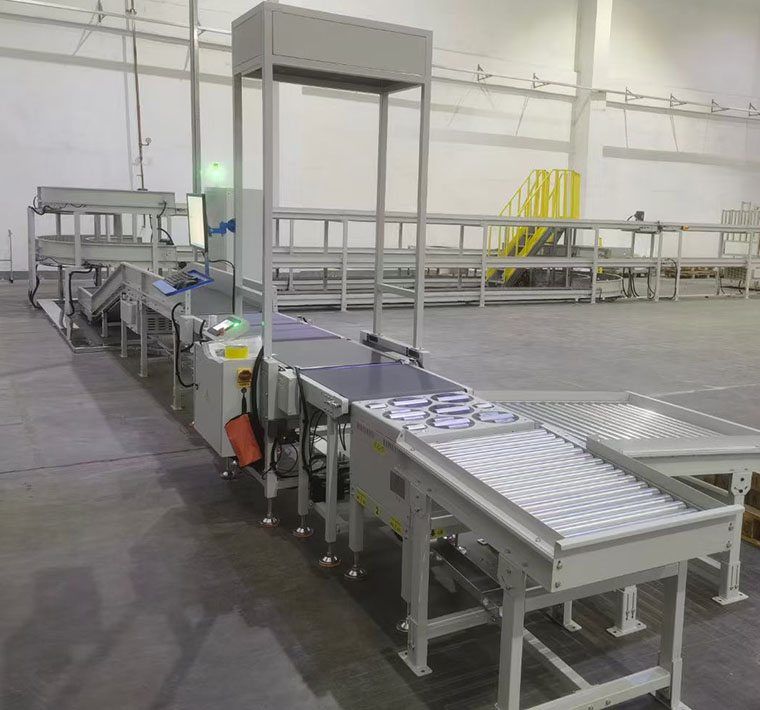Checkweighers in DWS logistics systems