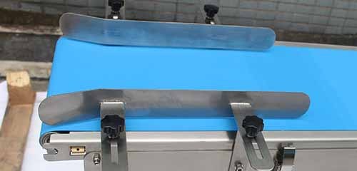 hi-speed checkweigher with Adjustable Limiter Plate