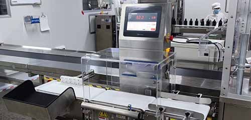 food checkweigher to Pharmaceuticals