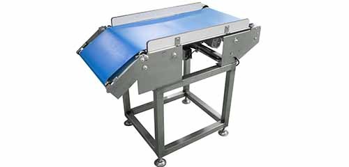 high speed checkweigher's Flap-style rejection ensures both speed and protection