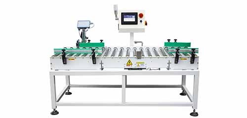 Checkweigher and Inkjet Coder Combination System with Weighing Platform