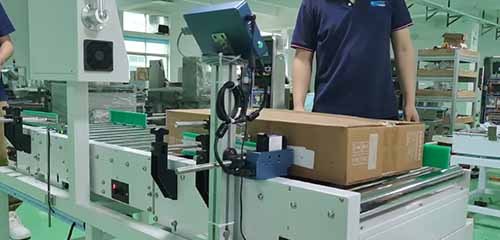 Checkweigher with Inkjet Coder Combination System to Carton Products