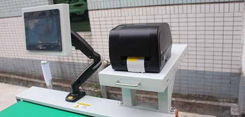 Static Logistics Checkweigher with Auto Label Printing Support